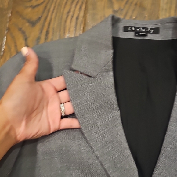 Theory Charcoal Women's Blazer - Picture 4 of 8